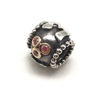 Pandora 925 14k Mom Bead Charm
